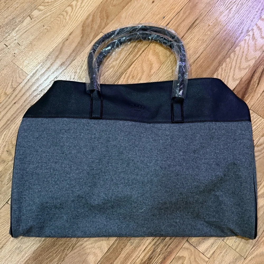 Hugo Boss Black and Gray Duffel/Weekender/Travel Bag
